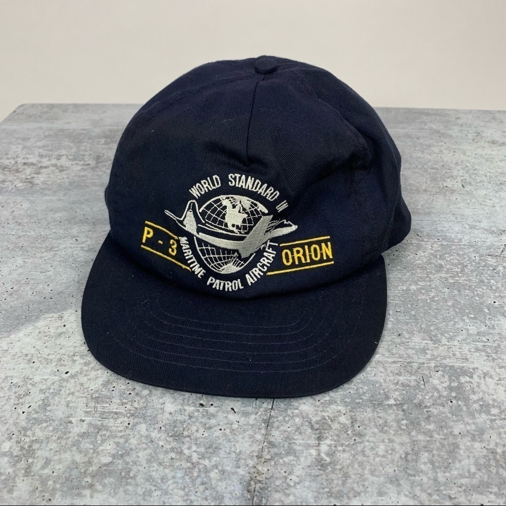 Vintage World Standard Maritime Patrol Aircraft Embroidered Adjustable Hat Cap